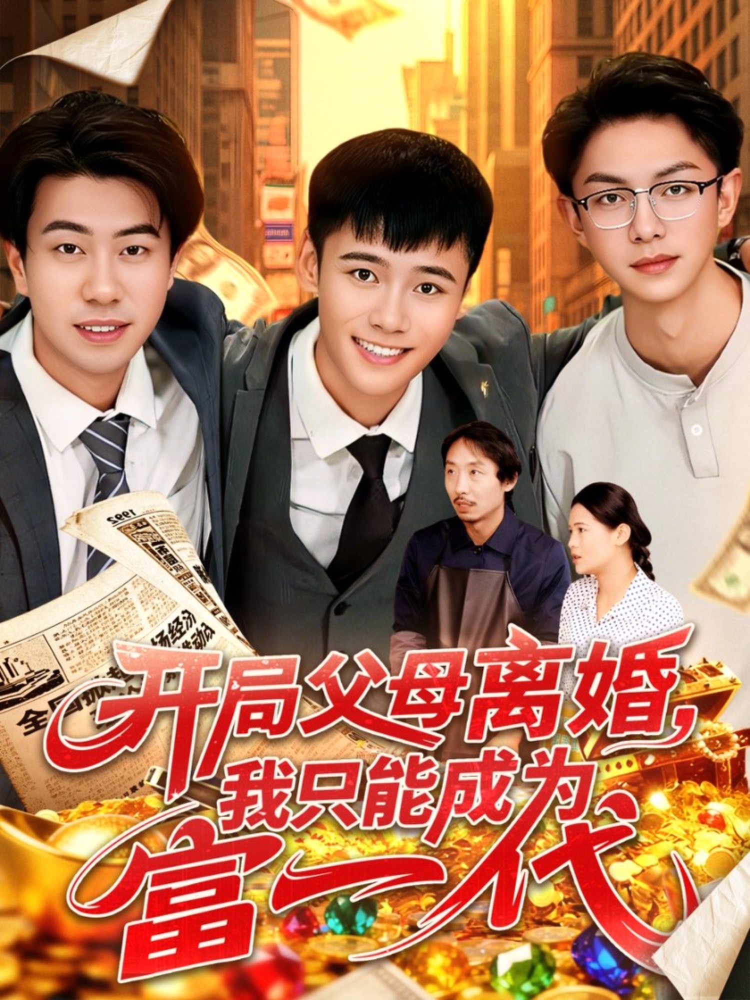 开局父母离婚,我只能成为富一代